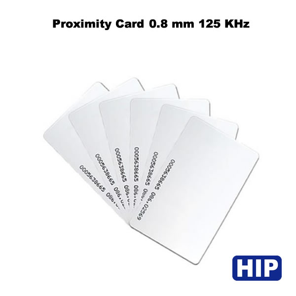 บัตร Proximity Card 0.8 mm 125 KHz HIP