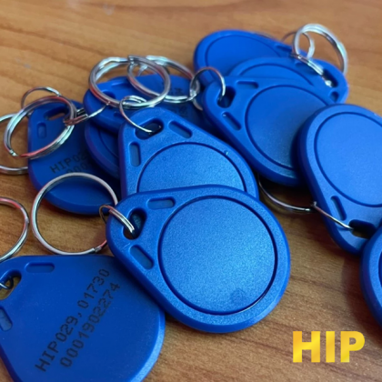 พวงกุญแจ สีน้ำเงิน HIP Key Tag รุ่น HL-3