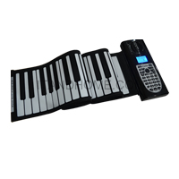 Roll Up Electronic Keyboard Piano 61 Keys เปียโนพับได้ เปียโนพกพา TOY0002