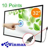 จอสัมผัส มัลติทัช Touch Screen Display ขนาด 32 นิ้ว 10 ทัช  Winmax-T104