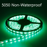 ไฟแอลอีดีแบบเส้น LED Strip Ribbon ยาว 5 เมตร สีเขียว SMD5050 ไม่กันน้ำ LST505NG