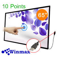 จอทัชสกรีน touch screen ขนาด 65 นิ้ว 10 จุดสัมผัส Winmax-T109