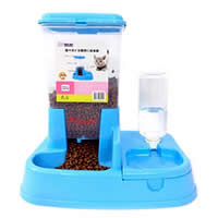 เครื่องให้อาหารแมว เครื่องให้น้ำสุนัข ให้อาหารและน้ำในเครื่องเดียว ความจุ 1.5 กก. สีฟ้า PET0003