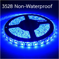 ไฟแอลอีดีแบบเส้น LED Strip Ribbon ยาว 5 เมตร สีน้ำเงิน SMD3528 ไม่กันน้ำ LST3528NB