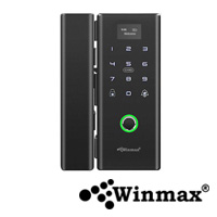 กลอนประตูล็อคกระจก ด้วยลายนิ้วมือ สมาร์ทการ์ด รหัสผ่าน และรีโมท รุ่น Winmax-G200