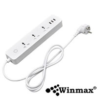 3 outlets universal power strip with usb (Control Via Application)