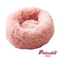 ที่นอนขนนุ่มโดนัท Petsuka สำหรับสัตว์เลี้ยง สีชมพู 50 cm