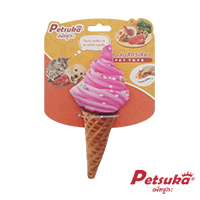ตุ๊กตาไอศกรีมนุ่มนิ่ม Petsuka ของเล่นสัตว์เลี้ยง มีเสียง