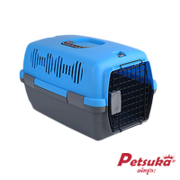 กล่องใส่สัตว์เลี้ยง Petsuka Pet Cage กรงหิ้วสำหรับเดินทาง สีฟ้า CAG-P01B