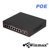พีโออีสวิทซ์ Network POE Switch 8 Port Ethernet 10/100Mbps