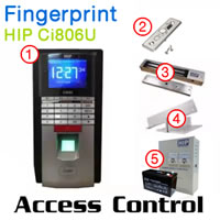 เครื่องสแกนลายนิ้วมือ ควบคุมประตู Access Control Fingerprint HIP Ci806U