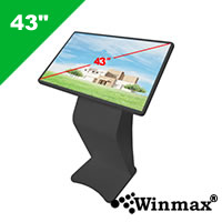 ตู้คีออสทัชสกรีน Winmax Kiosk ขนาด 43 นิ้ว รุ่น Winmax-K043 Winmax-K043