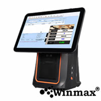 Point of Sale Touch Screen 15.6 inch With Customer Display and Thermal Printer 80 mm. Winmax-PN15B