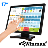 จอสัมผัสแบบ Capacitive LCD ขนาด 17 นิ้ว Desktop Touch Screen