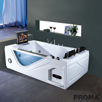 Bathtub Spa Whirlpool with TV and DVD Double People
