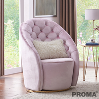 Chairs Luxury Modern Leisure Sofa Velvet Fabric Chair