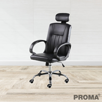 Luxury Leather Office Chair Adjustable Height Computer Chair