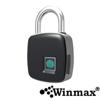 แม่กุญแจ สแกนลายนิ้วมือ Smart Lock กันน้ำ IP54 Winmax-ACM-FP610B