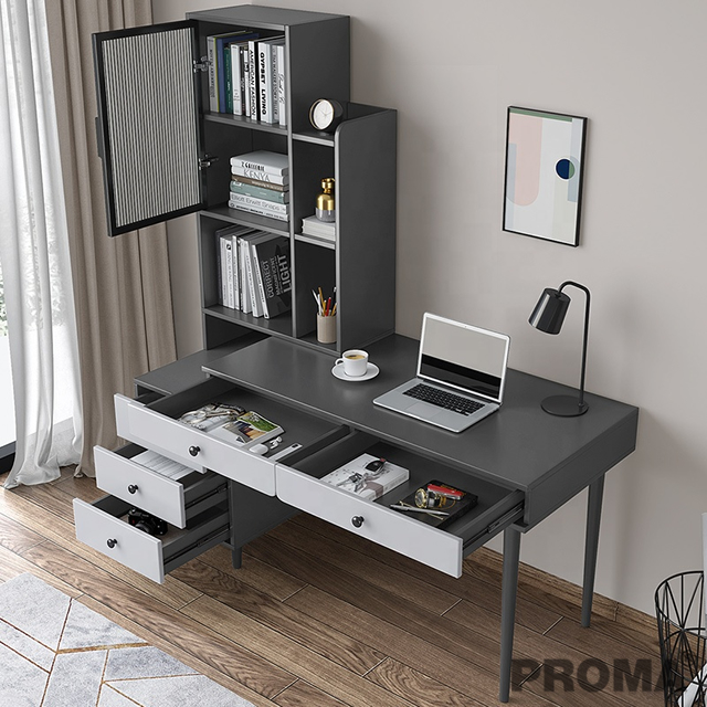 Modern Nordic Study Book Computer Desk for Home Office