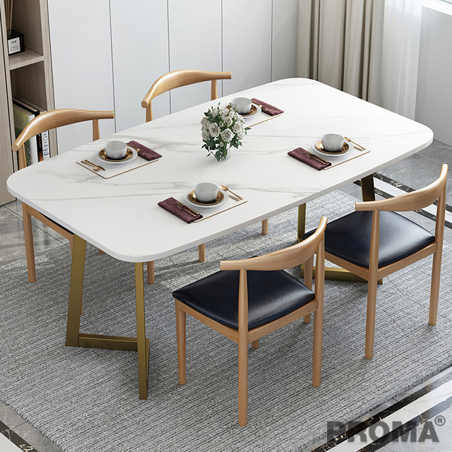 Dining Marble Table Minimalist Chair Nordic Light Luxury