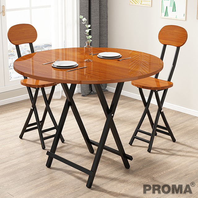 Folding Table Dining Round Table Outdoor