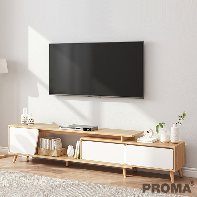 TV Cabinet Simple Modern Small Solid Wood Leg