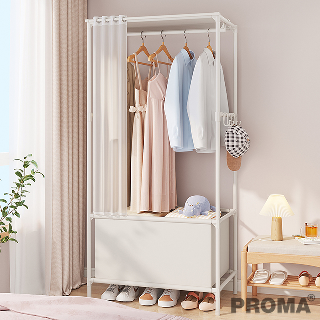 Hanging Clothes Dormitory Storage Coat Shelf
