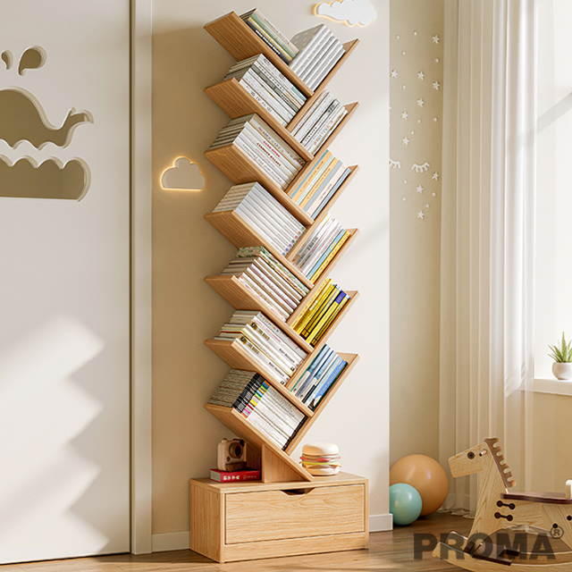 Tree-shaped Small Bookshelf Rack Bookcase