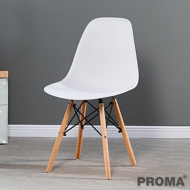  Chair Plastic Modern Chair Solid Wood Dining Chair