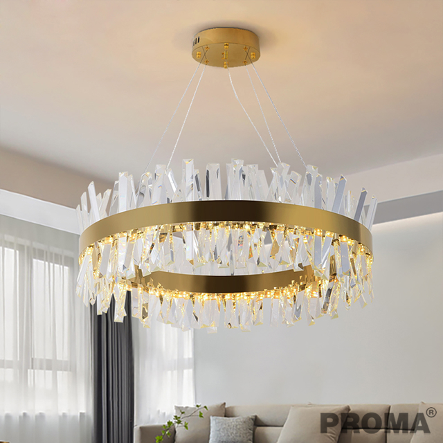 Luxury Circle Proma Crystal Chandelier