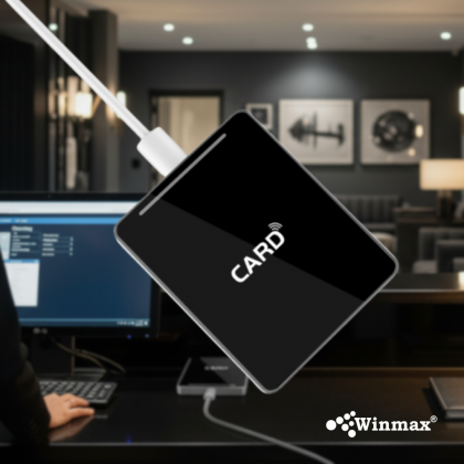 เครื่องอ่านเขียนบัตร สำหรับโรงแรม Hotel Card Reader Encoder 13.56mhz