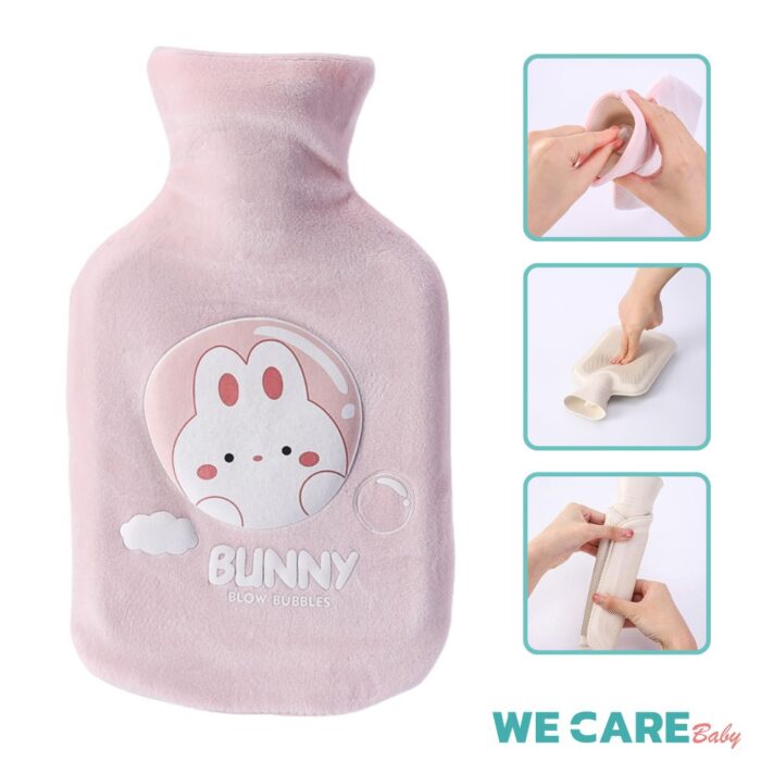 กระเป๋าน้ำร้อน 1000ml by WE CARE ประคบคลายอาการปวดเมื่อย กระตุ้นระบบไหลเวียนเลือด รุ่น Warmie