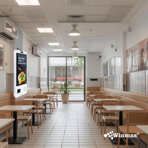 ตู้คีออสขายสินค้าบริการตนเอง Self Ordering Kiosk ติดผนังหรือตั้งพื้น ขนาด 21.5/23.8 นิ้ว Winmax รุ่น Win523