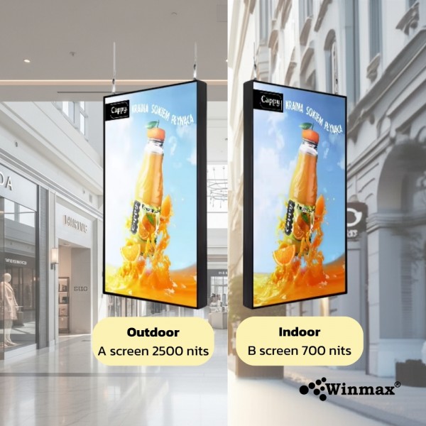ป้ายโฆษณาดิจิตอล (ความสว่างสูง) 4K 43 นิ้ว Digital Signage (High-brightness) รุ่น WINMAX-GLP43