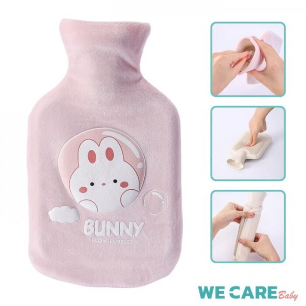 กระเป๋าน้ำร้อน 1000ml by WE CARE ประคบคลายอาการปวดเมื่อย กระตุ้นระบบไหลเวียนเลือด รุ่น Warmie