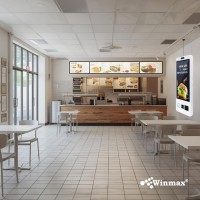 ตู้คีออสขายสินค้าบริการตนเอง พร้อมปริ้นเตอร์และเครื่องอ่านบาร์โค้ด ขนาด 27 / 32 นิ้ว Winmax รุ่น Win524