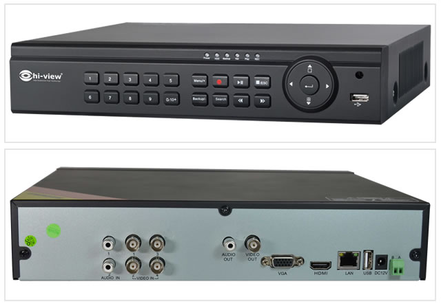 เครื่องบันทึกภาพ ไฮวิวดีวีอาร์ 4 ช่อง DVR Hi View HI-3204