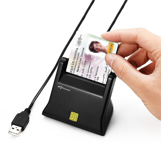เครื่องอ่านบัตร อ่านบัตรประชาชน Smart card reader