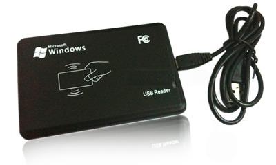 เครื่องอ่านบัตร RFID Proximity card reader 125KHz อ่านเลข 10 หลักหน้า